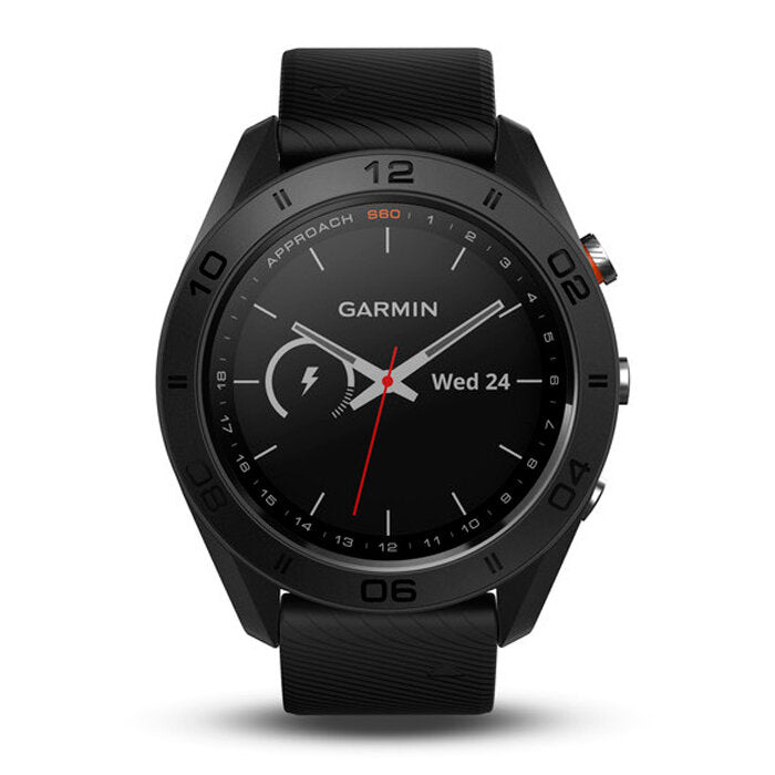Reloj Garmin Approach S60 Negro Correa de Silicona Negra