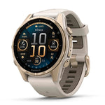 Reloj Garmin Fenix 8 43mm Amoled Silicona Beige 010-02903-11