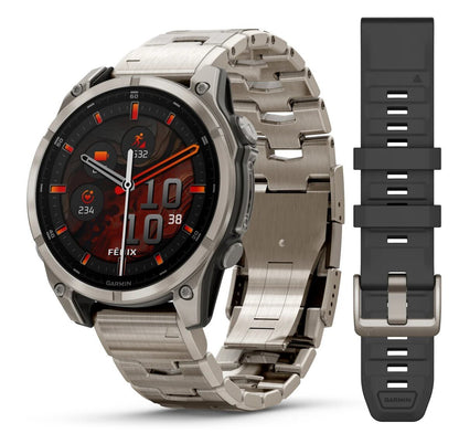 Reloj Garmin Fénix 8 47mm Amoled Sapphire  Titanio Pulsera titanio 010-02904-40