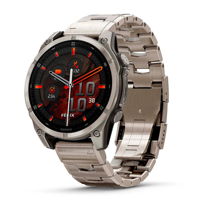 Reloj Garmin Fénix 8 47mm Amoled Sapphire  Titanio Pulsera titanio 010-02904-40