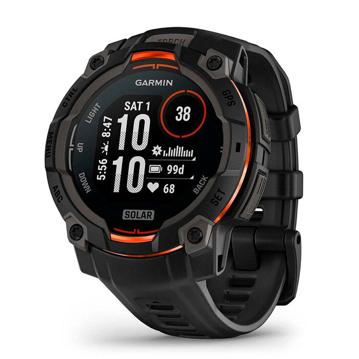 Reloj Garmin Instinct 3 45 mm Solar correa Negra 010-02934-00