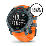 Reloj Garmin Instinct 3 50 mm Solar Azul correa Naranja 010-02935-01