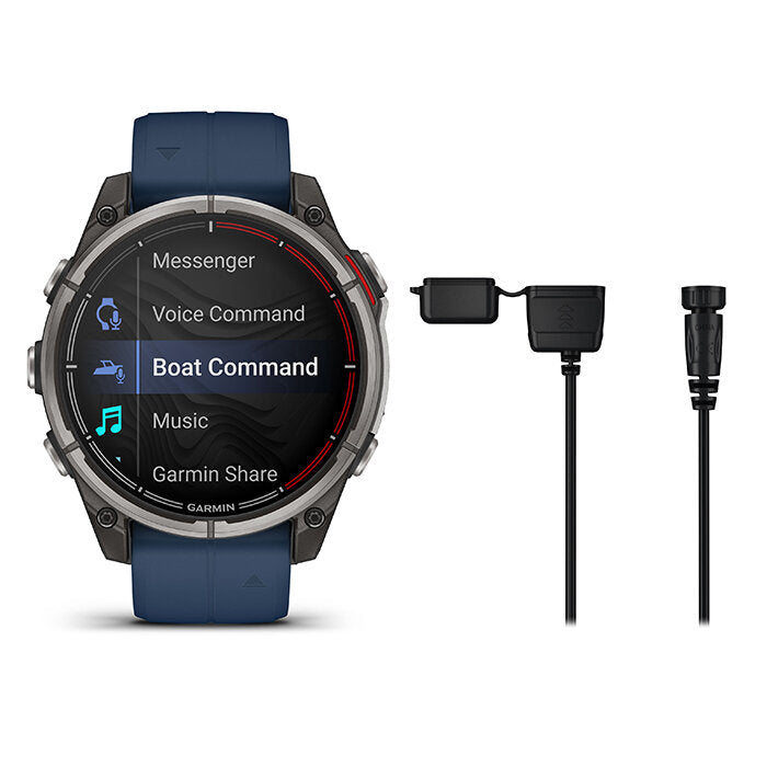 Reloj Garmin Quatix 8 47 mm AMOLED - Zafiro - Titanio
