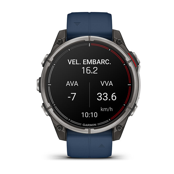 Reloj Garmin Quatix 8 47 mm AMOLED - Zafiro - Titanio
