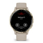 Reloj Garmin Venu 3S Acero Gold Correa Beige 010-02785-02