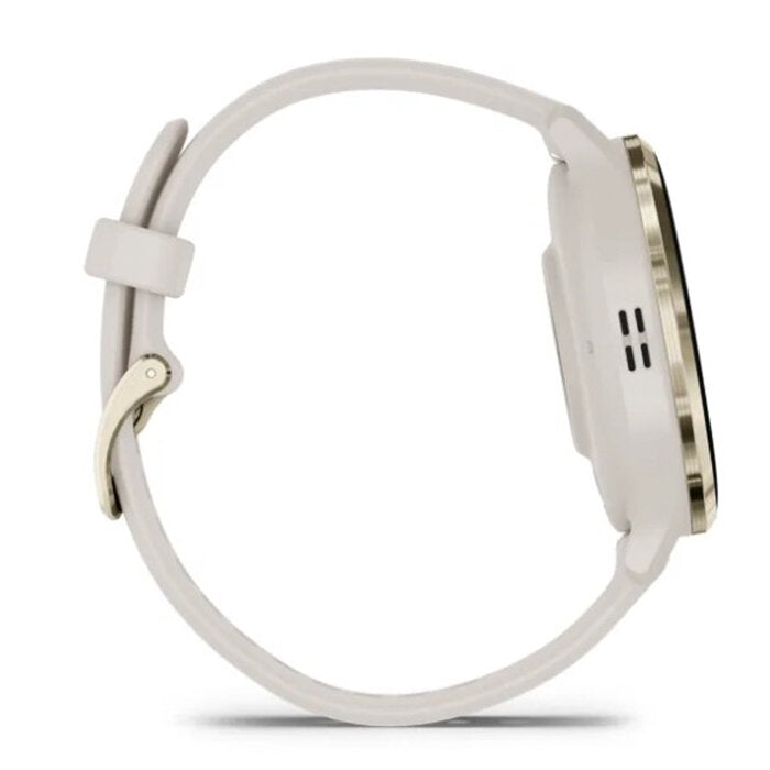 Reloj Garmin Venu 3S Acero Gold Correa Beige 010-02785-04