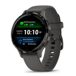 Reloj Garmin Venu 3S Acero Gris Correa Gris 010-02785-00