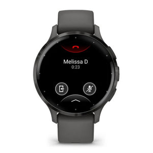 Reloj Garmin Venu 3S Acero Gris Correa Gris 010-02785-00