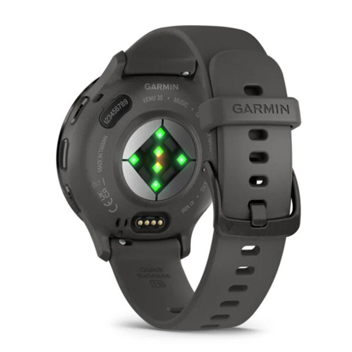 Reloj Garmin Venu 3S Acero Gris Correa Gris 010-02785-00