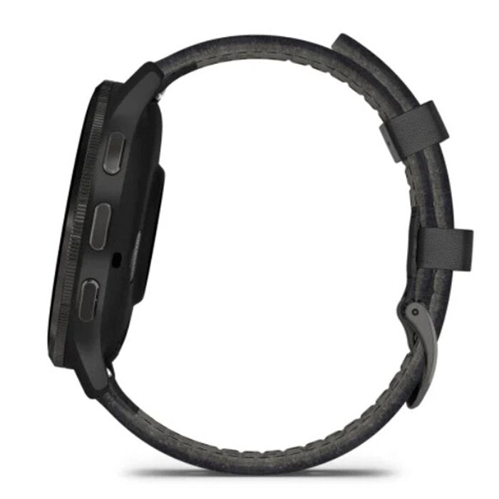 Reloj Garmin Venu 3 Acero Negro Correa Cuero Negro 010-02784-52