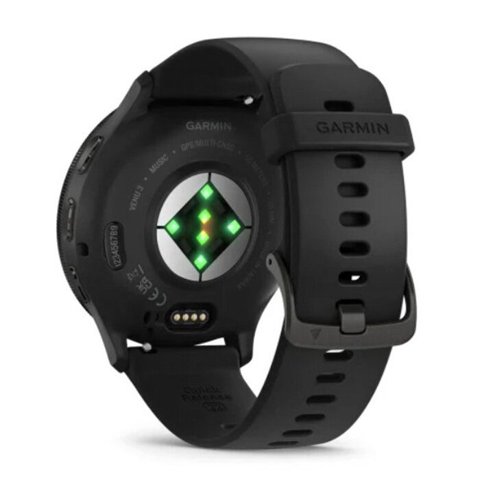 Reloj Garmin Venu 3 Acero Negro Correa Negro 010-02784-01