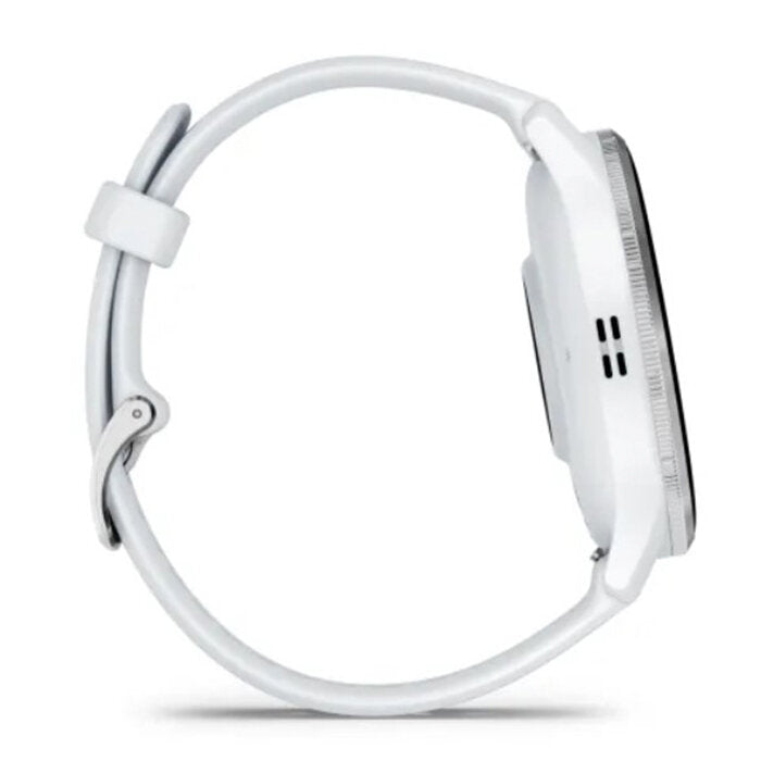 Reloj Garmin Venu 3 Acero Plata Correa Blanco 010-02784-00