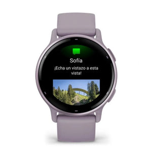 Reloj Garmin Vívoactive 5 Lila Correa Silicona Lila 010-02862-13
