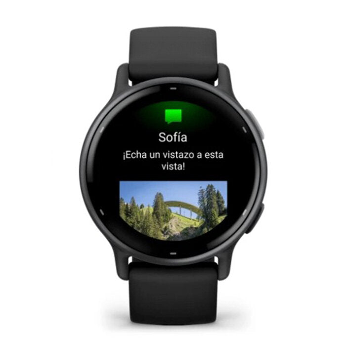 Reloj Garmin Vívoactive 5 Negro Correa Silicona Negra 010-02862-10