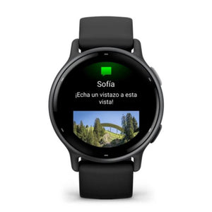 Reloj Garmin Vívoactive 5 Negro Correa Silicona Negra 010-02862-10