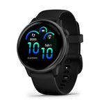 Reloj Garmin Vívoactive 6 Pizarra con Correa Negra 010-02985-00