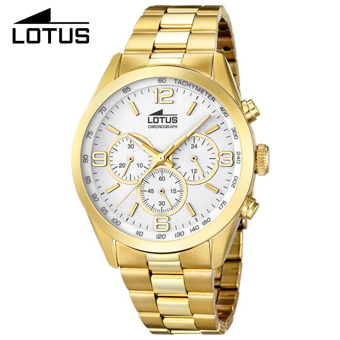 Reloj Lotus Cronógrafo Dorado 18153/1