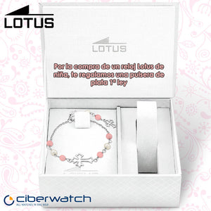 Reloj Lotus Primera Comunión Niña 15709/8 + Regalo Pulsera Plata