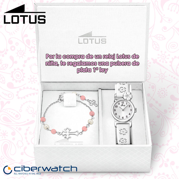 Reloj Lotus Primera Comunión Niña 15715/1 + Regalo Pulsera Plata