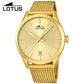 Reloj Lotus Unisex Dorado 18109/1 Sumergible