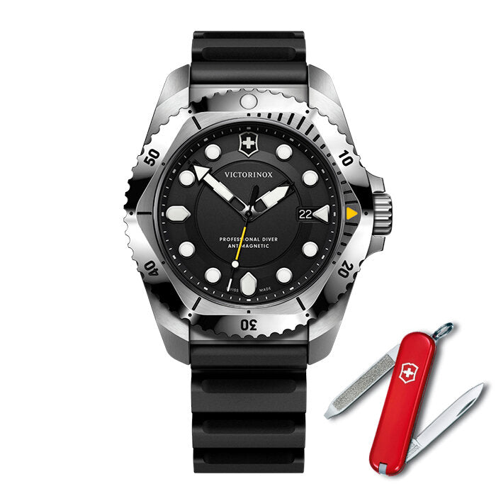 Reloj Victorinox Dive Pro SS Negro V241990 + Regalo Navaja