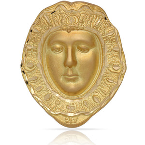 ROSTRILLO ORO 18KL V. DEL ROCIO- 32X39MM - Peso: 11.80 gr 