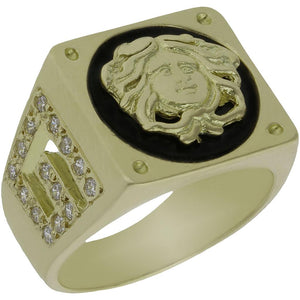 SELLO ORO 18KL GRECA CIRCONITAS - Número - Peso: n25-16.45 gr 