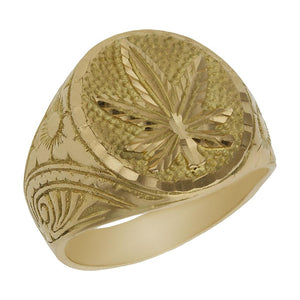 SELLO ORO 18KL HOJA MARIHUANA - Número - Peso: n24-7.80 gr 