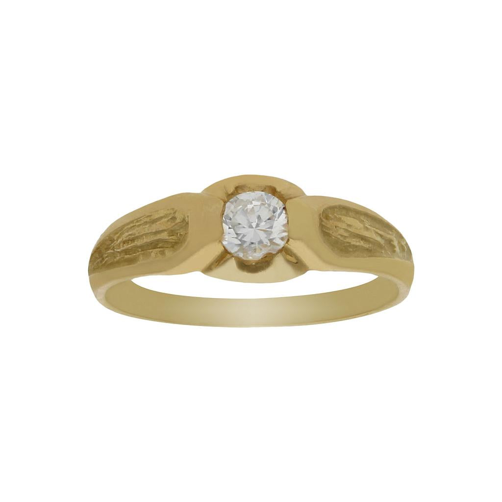 SOLITARIO ORO 18KL BEBE CIRCONITA - Número - Peso: n6-1.10 gr 