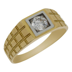 SOLITARIO ORO 18KL CIRCONITA - Número - Peso: n23-4.70 gr 