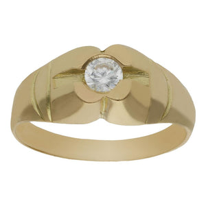 SOLITARIO ORO 18KL CIRCONITA - Número - Peso: n24-4.50 gr 