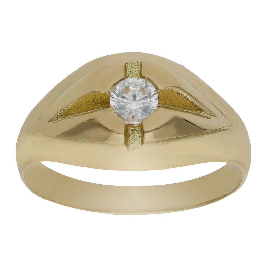 SOLITARIO ORO 18KL CIRCONITA - Número - Peso: n24-4.95 gr 
