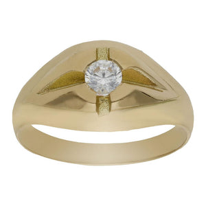 SOLITARIO ORO 18KL CIRCONITA - Número - Peso: n25-4.85 gr 