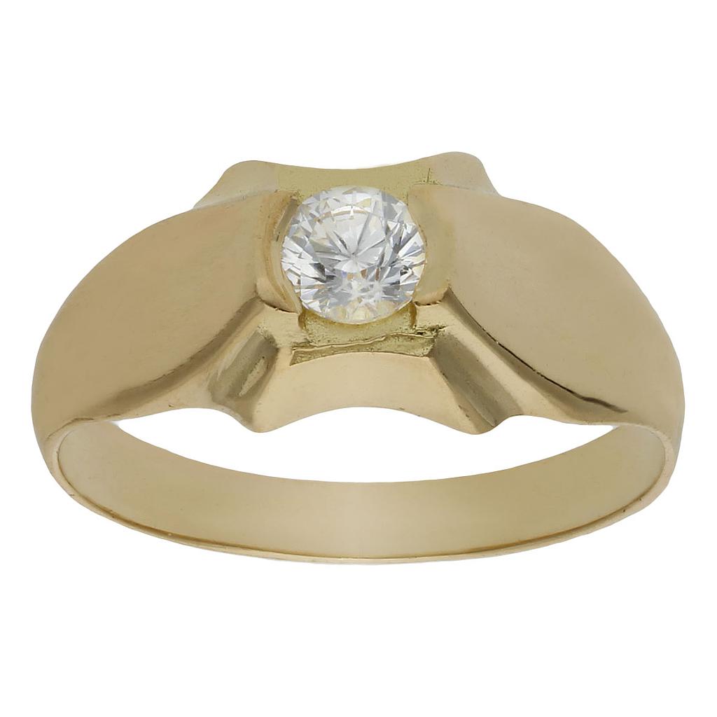SOLITARIO ORO 18KL CIRCONITA - Número - Peso: n26-4.45 gr 
