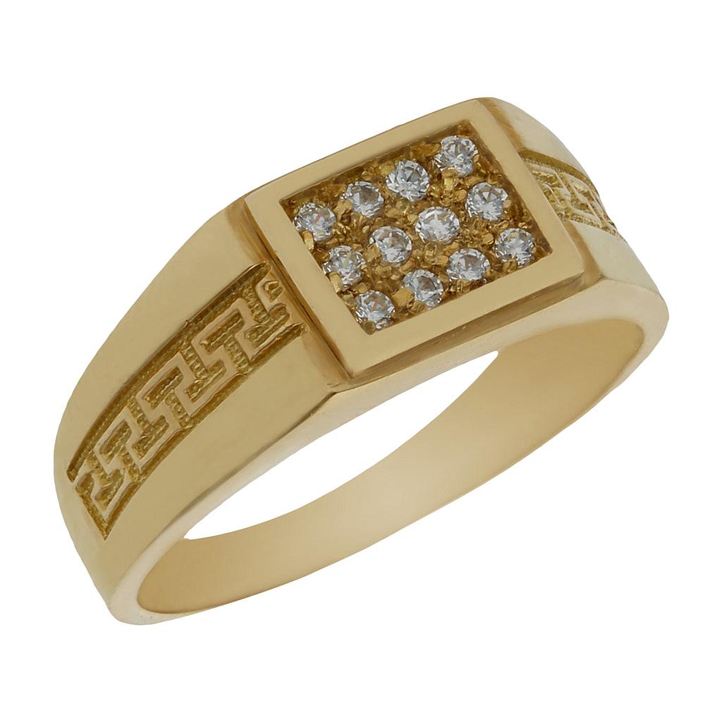 SOLITARIO ORO 18KL GRECA - Número - Peso: n21-4.25 gr 