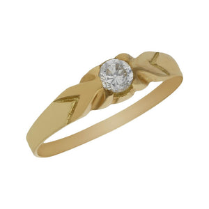 SOLITARIO ORO 18KL - Número - Peso: n17-1.50 gr 