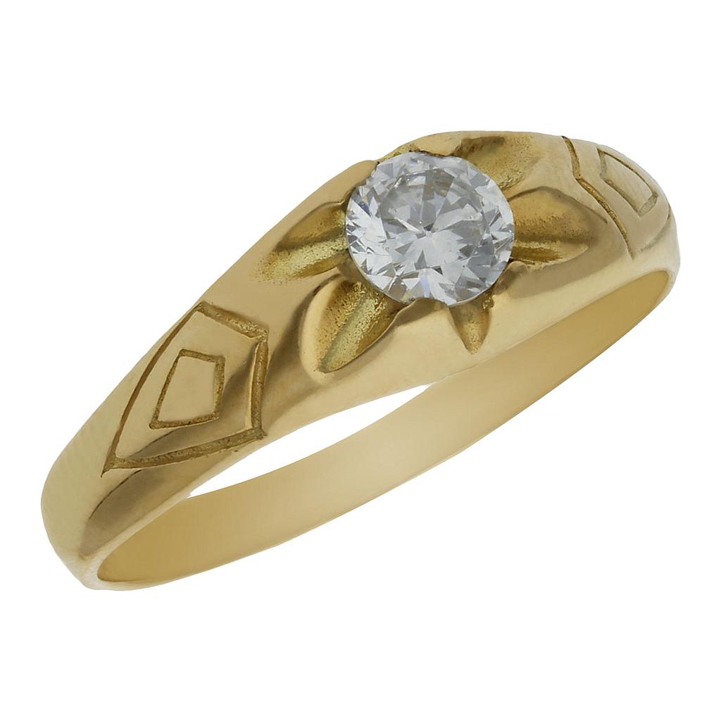 SOLITARIO ORO 18KL - Número - Peso: n26-4.20 gr 