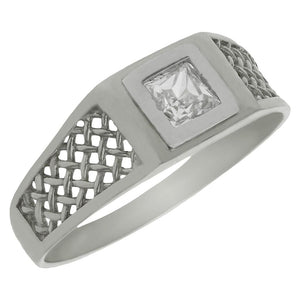 SOLITARIO ORO BLANCO 18KL - Número - Peso: n18-4.00 gr 