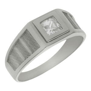 SOLITARIO ORO BLANCO 18KL - Número - Peso: n25-4.65 gr 