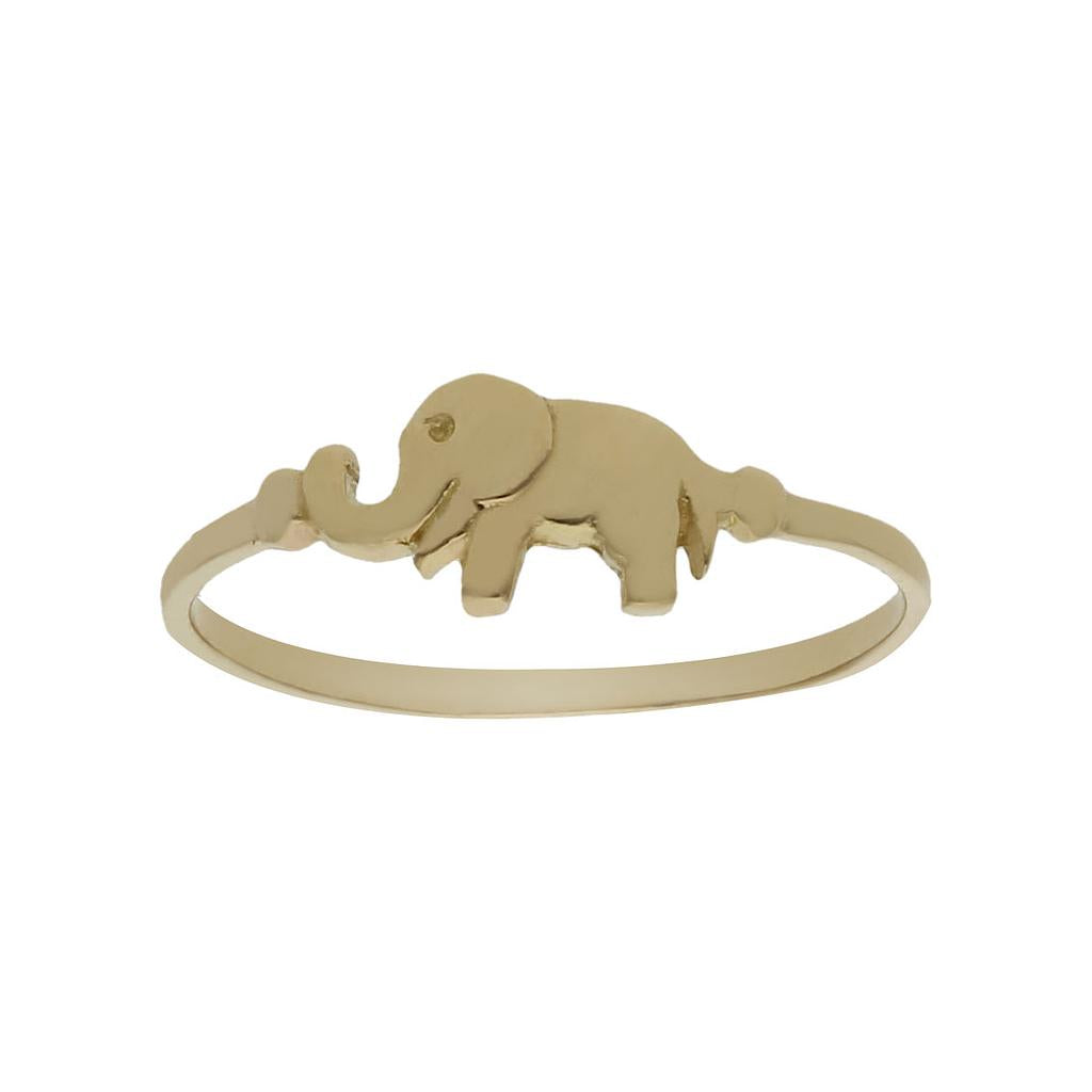 SORTIJA BEBE ORO 18KL ELEFANTE - Números: nº 6 