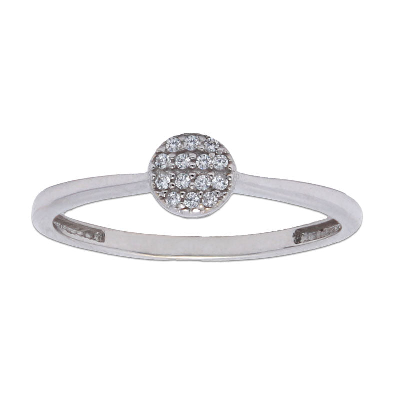 SORTIJA CIRCULO ORO BLANCO 18KL - Números: nº 13 
