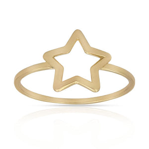 SORTIJA ESTRELLA ORO 18KL - Números: nº 13 