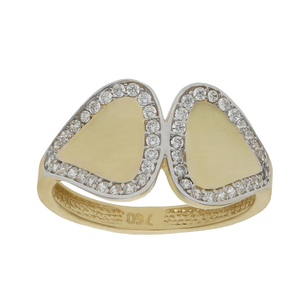 SORTIJA ORO 18KL CIRCONITAS - Números: nº 14 