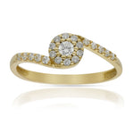 SORTIJA ORO 18KL CIRCONITAS - Números: nº 14-Oro amarillo 