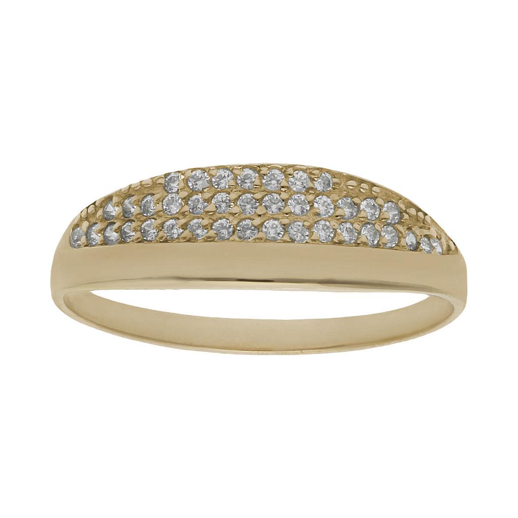SORTIJA ORO 18KL CIRCONITAS - Números: nº 15-Oro amarillo 