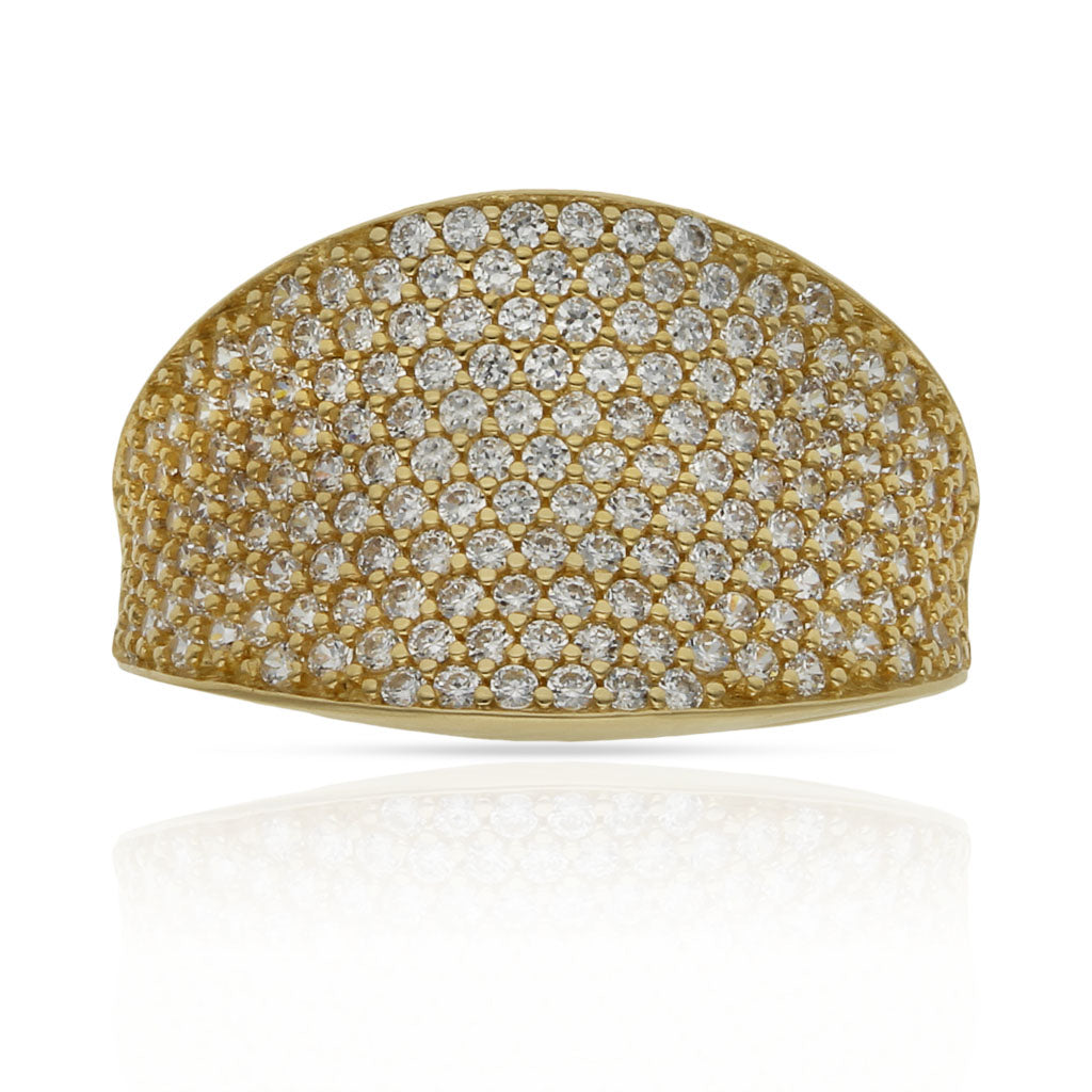 SORTIJA ORO 18KL CIRCONITAS - Números: nº 16-Oro amarillo 
