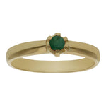SORTIJA ORO 18KL ESMERALDA FINA - Números: nº 16 