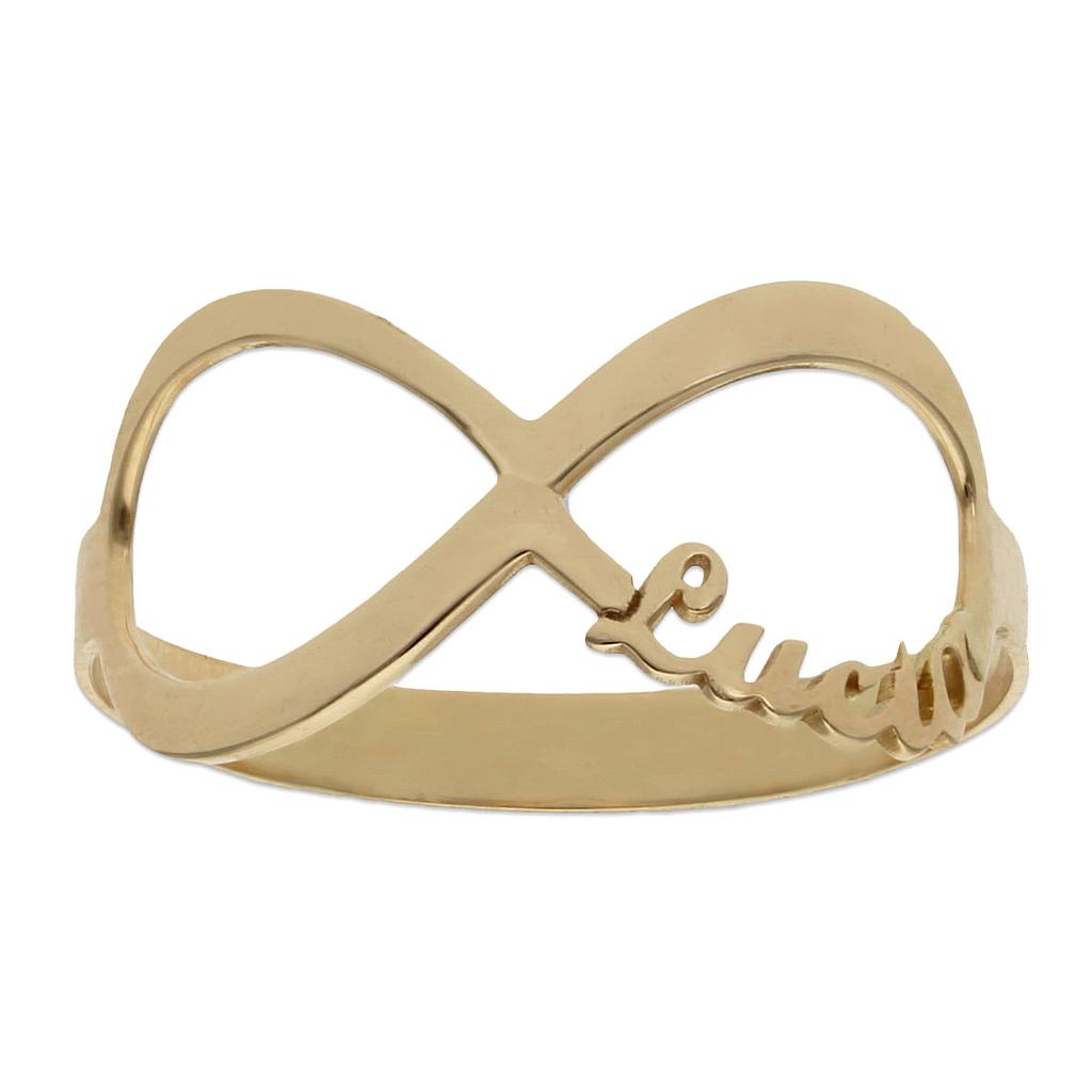 SORTIJA ORO 18KL INFINITO NOMBRE - Números: nº 20 