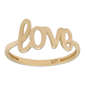 SORTIJA ORO 18KL LOVE - Números: nº 17 