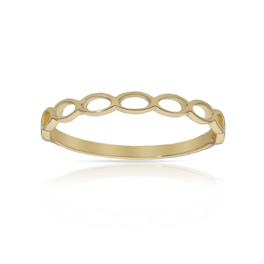 SORTIJA ORO 18KL OVAL - Números: nº 12 